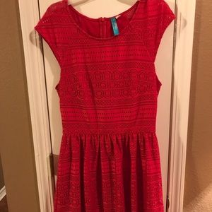 Beautiful Red Lace Boutique Dress